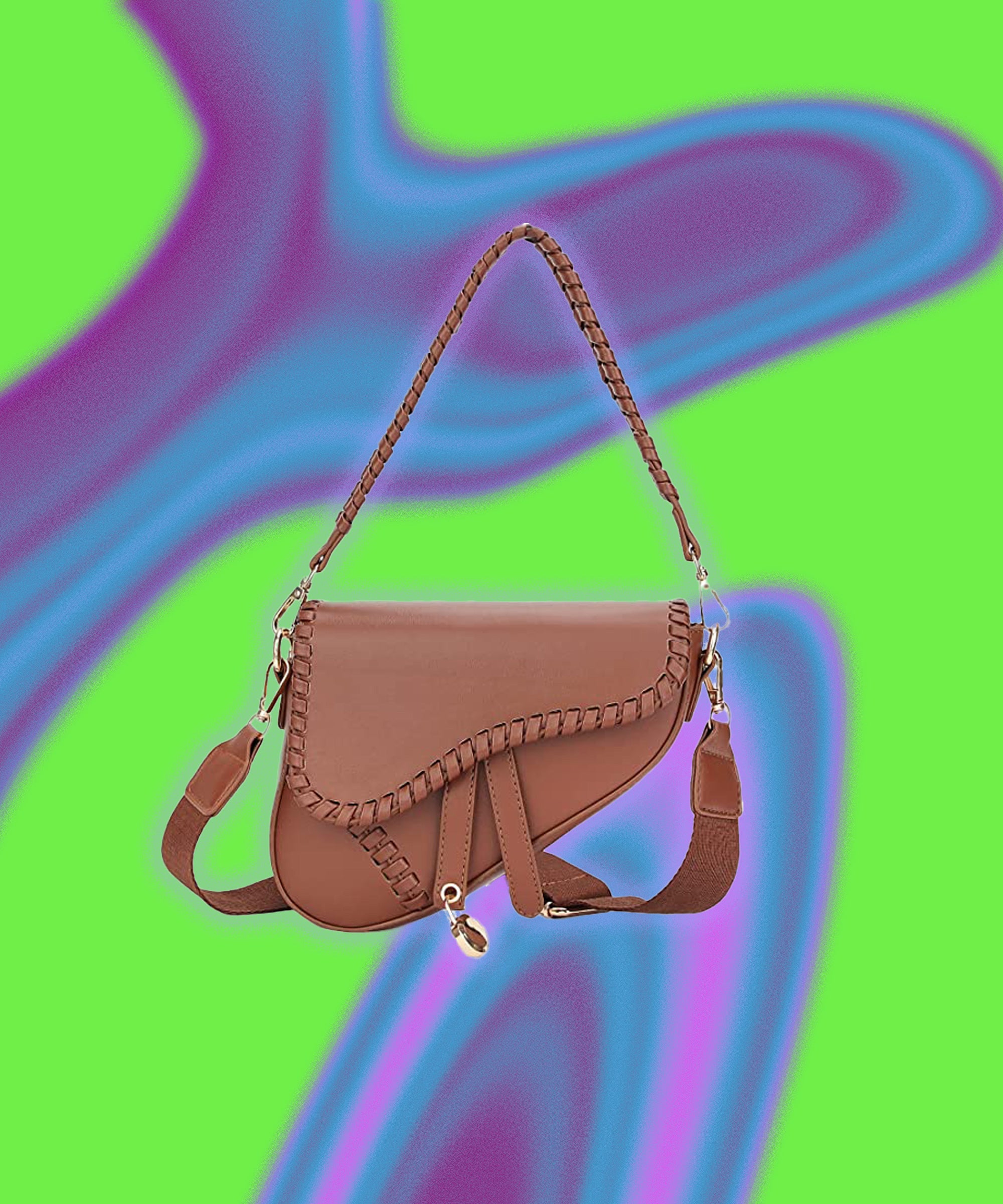 Brown Saddle Bag | Fantini Pelletteria